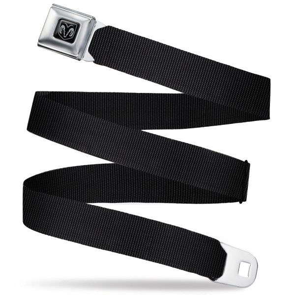 Ram Seatbelt Belt - Black Webbing Sale