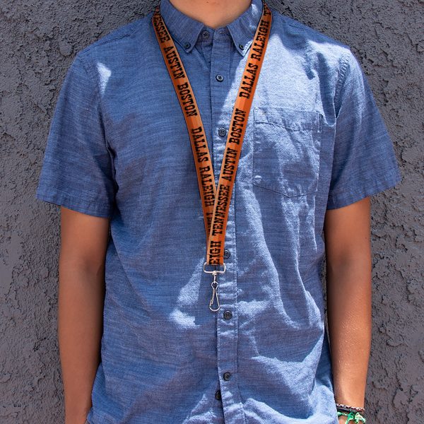 Lanyard - 1.0  - Dallas-Raleigh-Tennessee-Austin-Boston Stripes Browns Black Online - Image 2